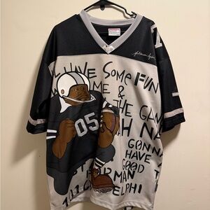 🔥FUBU Black and White Graphic Jersey